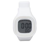 YUYTE Children Sports Watch, Silicone Strap 50M, 7 Color LED Night Light Kids Watch, for 5-17 Years Old Boys Girls, with Adjustable Strap for Comfort and Growth Needs (White)