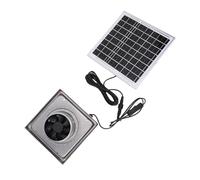 YUYTE Complete Solar Panel Fan Kit with 8W Fan for Greenhouses Chicken