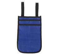 YUYTE Crutch Bag Pouch for Crutches Walking Aid Storage Bag with 600D Oxford Cloth for Keys Phone Wallet Power Bank Essentials (Blue)