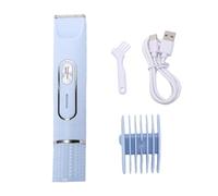 YUYTE Electric Dual Head Trimmer Body Hair Clipper for Sensitive Skin | Cordless Lithium Ion Trimmer, 450mAh Battery for Travel, Rainproof Portable Clipper for Underarm and Leg Grooming