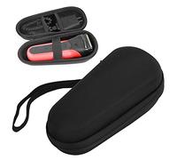 YUYTE Electric Shaver Storage Case, Waterproof EVA Protective Shaver Bag Storage Bag Protective Cover Travel Carrying Case Men's Electric Trimmer Shaver and Attachments Black for Braun