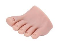 YUYTE Fake Foot, Silicone Feet, Nail Art Training Foot, Silicone Practice Feet Model for Beginners, Mimicking Real Human Skin (Left)