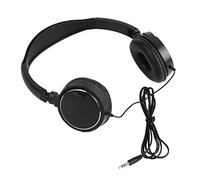 YUYTE Foldable Wired Headphones, Rotatable Ear Cup Adjustable Headband with Skin Friendly Earmuffs, for Smartphones Tablets MP3 MP4 Laptops Music Movies