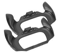 YUYTE Gamepad Bracket, 2Pcs Ergonomic Handlebar Grip with One Live Lock for 2000, Lightweight ABS Material, Anti Slip Matte Finish (Black)