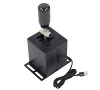YUYTE H Gear Shifter Simulator For T300, USB Racing Game Simulator Shifter,64 Bit Handbrake with Clamp L Shape Lever Kit,Truck Simulator Shifter, For PC Racing Games