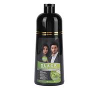 YUYTE Hair Dye Shampoo 3 in 1 Plant Formula Gray Hair Coverage Black Hair Shampoo Non Greasy for All Hair Types 500ML