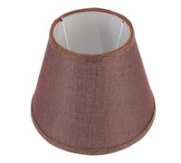 YUYTE Handcrafted Fabric Lampshade for E27 Table Lamps Elegant Coffee Color Design for Home and Hotel D Cor (Coffee)