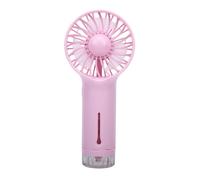 YUYTE Handheld Fan Portable Fan Mini USB Rechargeable Misting 3 Speed Fine Spray Cooling Humidification 600mAh Battery with Adjustable Cooling for Desktop Outdoor Travel Use (Light Purple)