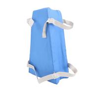 YUYTE Hip Abduction Pillow, Hip Surgery Pillow with Straps, Hip Replacement Pillow, Blue Grooved Joint Lower Limb Leg Support Position Pad for Home