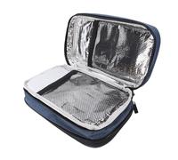 YUYTE Insulated Cooler Organizer Double Layer Oxford Cloth Cooler Travel Case with Thickened Insulation and Aluminum Lining for Home Outdoor Camping