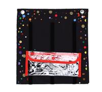YUYTE Kids Visual Schedule Placeholder Daily Chore Routine Chart Behavior Chart Double Sided Terry Fabric Board with Labeled and Blank Cards Transparent Pockets for Toddlers