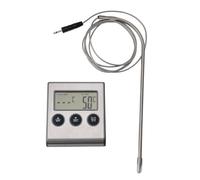 YUYTE Kitchen Cooking Food Thermometer Digital Meat Thermometer Foldable Instant Read for BBQ Oil Temperature -50 to 300℃ with Timer for Home Camping Picnics