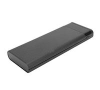 YUYTE Lightweight 8 X Battery Storage Box DIY Portable Power Bank with Real-Time Indicator and Fast Charging for Outdoor Travel (Black)
