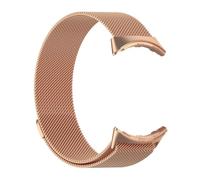 YUYTE Milanese Loop Watch Band with Self-Adjusting Closure for Pixel 4, Breathable Mesh Metal Strap Scratch Resistant Smooth Edges Comfort Fit (Rose Gold)