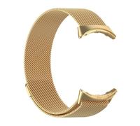 YUYTE Milanese Loop Watch Band with Self-Adjusting Closure for Pixel 4, Breathable Mesh Metal Strap Scratch Resistant Smooth Edges Comfort Fit (Gold)