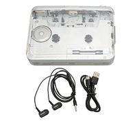 YUYTE Portable Cassette Player, Clear Stereo Sound with Automatic Reversing Function and FM Radio, for Magnetic Tape Playback Via 3.5mm Headphone Jack