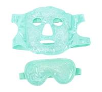 YUYTE Reusable Gel Face Eye Ice Pack, Dual-Sided Hot Cold Compress | PVC Fabric, Home Office Use, Freeze At -18C, Microwave Heat Up to 30 Seconds, Face Use, Hot Cold Compress