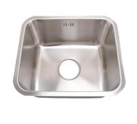 YUYTE Stainless Steel Rectangular Undermount Sink for Kitchen Single Bowl