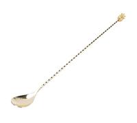 YUYTE Stainless Steel Spoon Comfortable Cocktail Stirrer for Mixing (Gold)