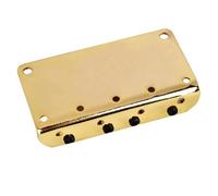 YUYTE String Bass Bridge Professional Metal Four String Bass Bridge for Electric Guitar -, Easy to Install, Multiple Colors Available (Gold)