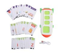YUYTE Talking Flash Cards Learning Toy, Rechargeable Educational Cards with Audio for Toddlers and Preschool Kids