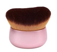 YUYTE Tan Applicator Brush Self Tanning Brush Tanning Blender Brush with Wave Shaped Soft Hair Head for Even Coverage Travel Friendly (Rose Gold)