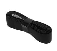 YUYTE Tape for Rackets Tennis Racket Grip Tape Leather Overgrip for Badminton Racket - Replacement Sweat Absorbing Grip for Enhanced Control and Comfort (Black)