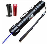 YUYTRE Lasers Flashlight, Long Range Beam Spot Switch Lasers Pen, Pointer Beam High Power Rechargeable Pen, 18650 Battery Star Cap Flashlight Green with Battery&Charge
