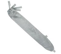YuYu, The Original Long Hot Water Bottle with Wearable Strap | Double Fleece | 4-6 Hours of Heat | 1.5L, 81cm Long (Grey)