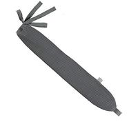 YuYu, The Original Long Hot Water Bottle with Wearable Strap | Pure Japanese Cotton, Grey Waffle | 4-6 Hours of Heat | 1.5L, 81cm Long (Grey)