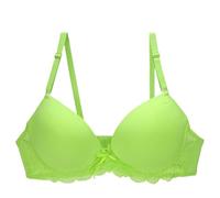 YUYUCH Women's Removable Strap Push Up Underwire Lace Bra Lift Up Invisible Backless Multiway Bras Green