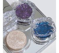 YUYUE-YY Glitter Cream Eyeshadow Palette, Shimmering Purple, Blue, Gold for Day & Night Eye Make-Up, Long-Lasting Waterproof Eye Shadow Pallets for Women Girls (3PCS)