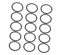 YUYUETIME 15pcs Trumpet Slide Rubber Rings Muffler Tuning Slide Buffer Flexible Trumpet Cornet Accessories for Noise Prevention and Easy Installation