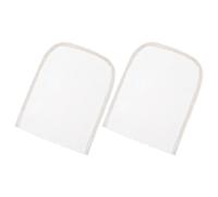 YUYUETIME 2pcs Deep Brown Lace Net Base for Wig Making Lightweight Ventilating Closure DIY Lace Frontal Foundation for Versatile Hair Accessories