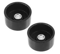 YUYUETIME 2pcs Hydraulic Jack Replacement Front Wheels Casters for Floor Jacks Enhanced Stability Easy Installation