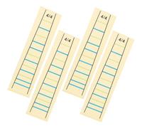 YUYUETIME 4pcs Violin Fingerboard Sticker Indicators Transparent Fretboard Note Markers for Beginner Self-learning Easy to Apply and Music Practice Labels