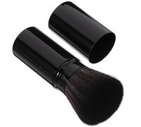 YUYUETIME Retractable Loose Powder Brush Jumbo Blusher Tool Portable Makeup Brush with Soft Supple Bristles for Even Blending and Travel Convenience