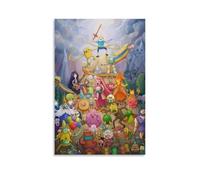 YUYUMEGDE Adventure Time Anime Poster Decorative Painting Canvas Wall Posters And Art Picture Print Modern Family Bedroom Decor Posters 24x36inch(60x90cm)