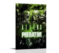YUYUMEGDE Aliens Vs. Predator Poster Decorative Painting Canvas Wall Art Living Room Poster Bedroom Painting Wall Art Picture Print Modern Family Room Decor 16 x 24 Inches (40 x 60 cm)