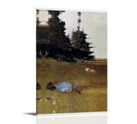 YUYUMEGDE Andrew Wyeth Distant Thunder Poster Decorative Painting Canvas Wall Posters And Art Picture Print Modern Family Bedroom Decor Posters 24x36inch(60x90cm)