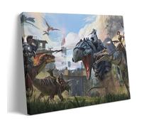 YUYUMEGDE Ark Survival Evolved Extinction Classic Poster Decorative Painting Canvas Wall Posters And Art Picture Print Modern Family Bedroom Decor Posters 20x30inch(50x75cm)