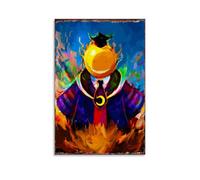 YUYUMEGDE Assassination Classroom Koro-sensei Poster Decorative Painting Canvas Wall Posters And Art Picture Print Modern Family Bedroom Decor Posters 12x18inch(30x45cm)