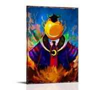 YUYUMEGDE Assassination Classroom Koro-sensei Poster Decorative Painting Canvas Wall Posters And Art Picture Print Modern Family Bedroom Decor Posters 24x36inch(60x90cm)