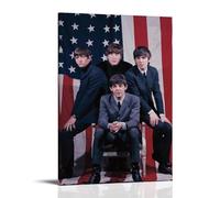 YUYUMEGDE Beatles Come to American Poster Decorative Painting Canvas Wall Posters And Art Picture Print Modern Family Bedroom Decor Posters 08x12inch(20x30cm)