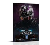 YUYUMEGDE Black Driver Lewis Poster Decorative Painting Canvas Wall Posters And Art Picture Print Modern Family Bedroom Decor Posters 08x12inch(20x30cm)