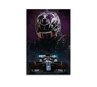 YUYUMEGDE Black Driver Lewis Poster Decorative Painting Canvas Wall Posters And Art Picture Print Modern Family Bedroom Decor Posters 16x24inch(40x60cm)