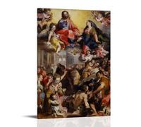 YUYUMEGDE Blessed Virgin Mary Mother of The Church Poster Decorative Painting Canvas Wall Posters And Art Picture Print Modern Family Bedroom Decor Posters 16x24inch(40x60cm)