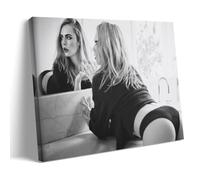 YUYUMEGDE Cara Delevingne Art Poster Decorative Painting Canvas Wall Art Living Room Poster Bedroom Painting Wall Art Picture Print Modern Family Room Decor 12 x 18 Inches (30 x 45 cm)