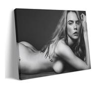 YUYUMEGDE Cara Delevingne Star Art Poster Decorative Painting Canvas Wall Art Living Room Poster Bedroom Painting Wall Art Picture Print Modern Family Room Decor 24 x 36 inches (60 x 90 cm)