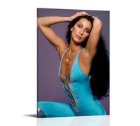 YUYUMEGDE Cher Singer Art Poster Decorative Painting Canvas Wall Art Living Room Poster Bedroom Painting Wall Art Picture Print Modern Family Room Decor 08 x 12 Inches (20 x 30 cm)